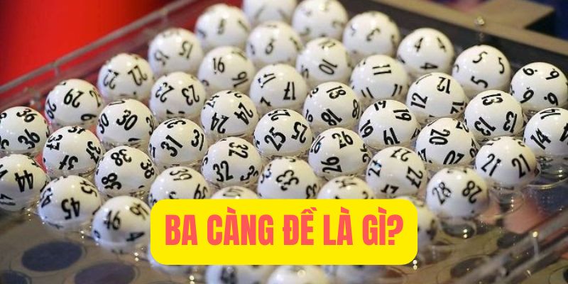 Ba càng đề khái niệm dành cho bạn